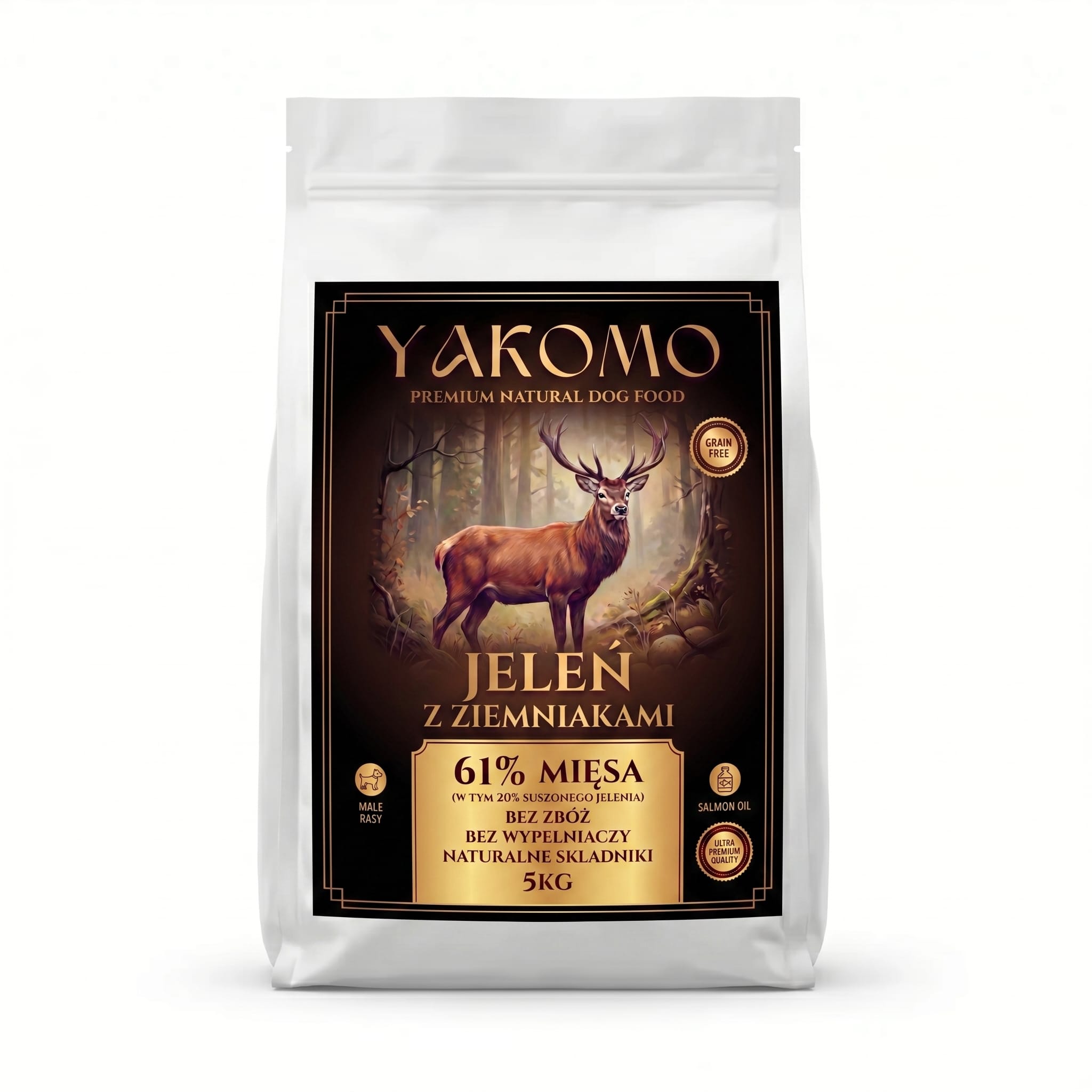 YAKOMO - Karma sucha dla psa  JELEŃ
