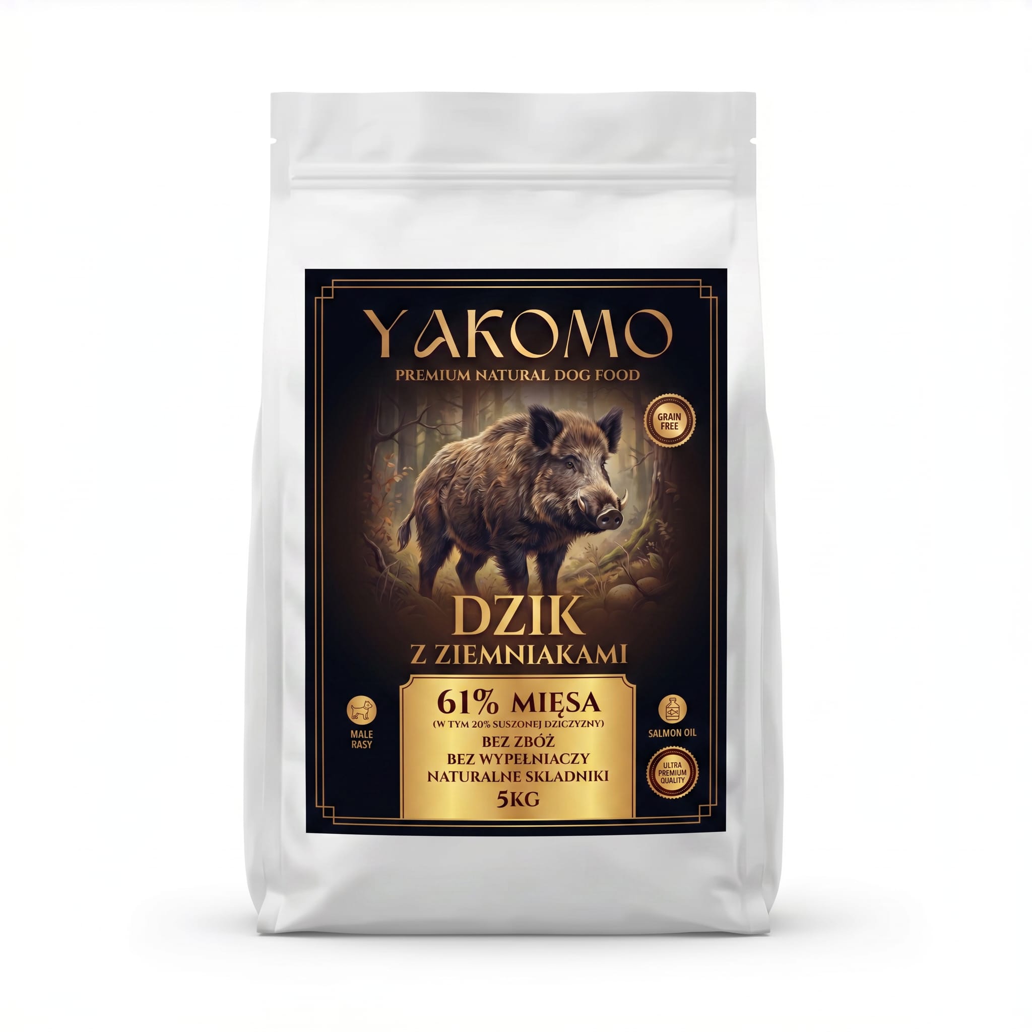 YAKOMO - Karma sucha dla psa DZIK